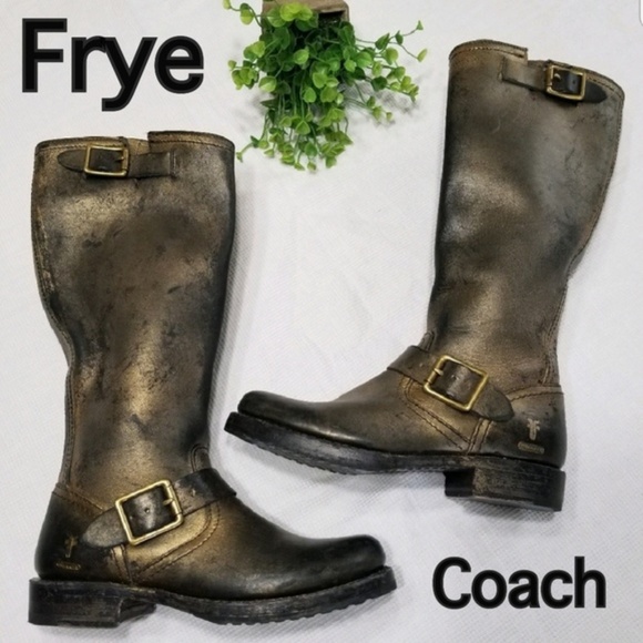 frye coach boots